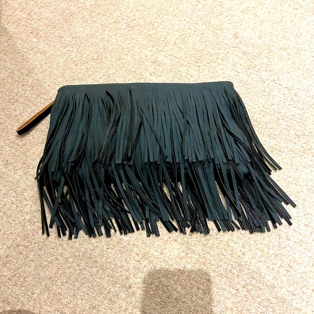 Marni fringe clutch